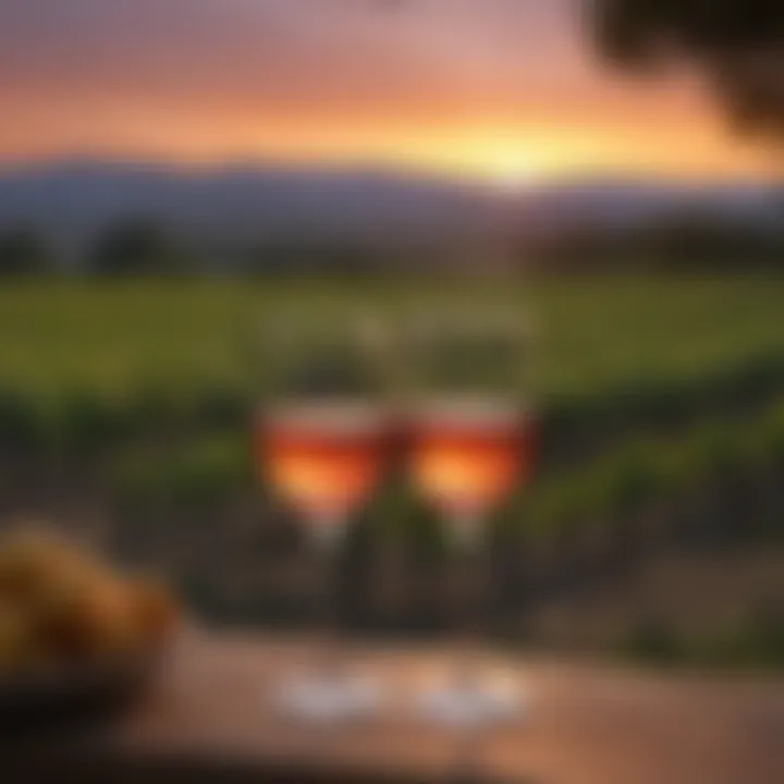 Vineyard Sunset Elegance