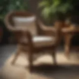 Exquisite Vintage Wicker Chair