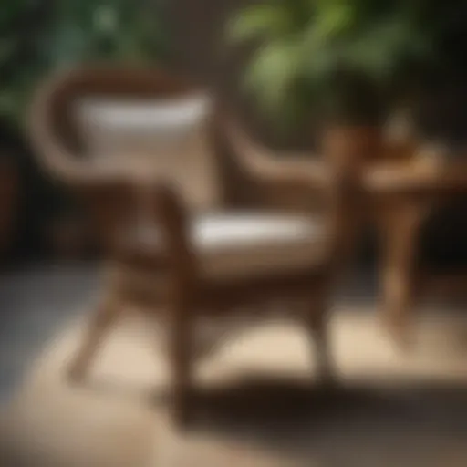 Exquisite Vintage Wicker Chair