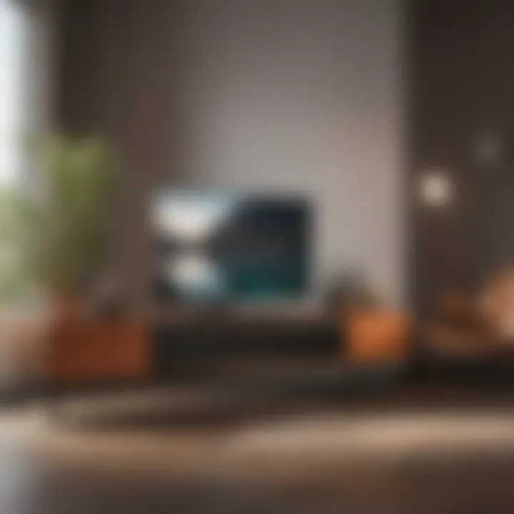 Contemporary furniture design with clean lines