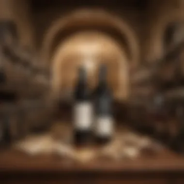 Wine Cellar with a Selection of Fine Wines