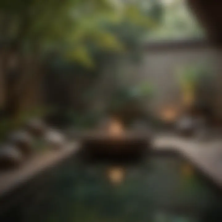 Zen Garden at Spa Retreat